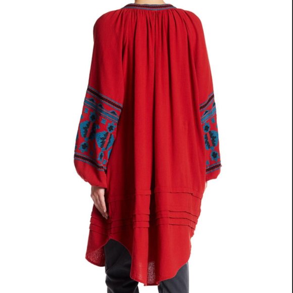Free People In the Clear Embroidered Tunic Dress - Picture 4 of 8